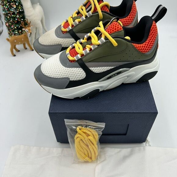 Women’s Dior B – 22 leather low top trainers size 38 made in Italy - Picture 2 of 11